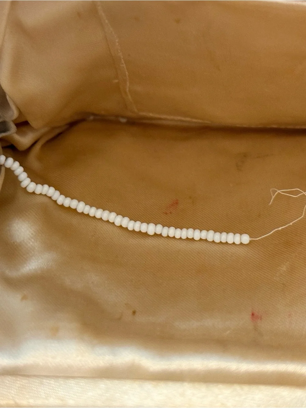 Vintage Walborg Hand Beaded Clutch Purse White Ivory Made in W. Germany